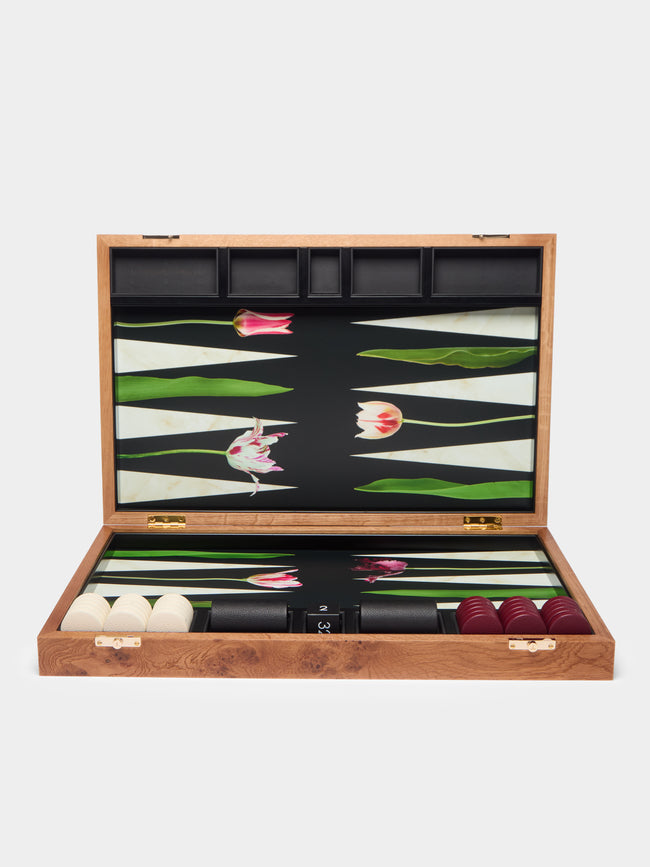 Alexandra Llewellyn - Tulip Oak Backgammon Set -  - ABASK - 