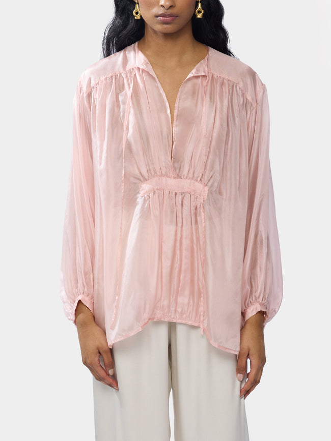 Les Vacances D'Irina - The Hazy Nipple Cotton Shirt | One Size -  - ABASK