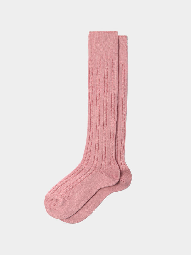 Maria La Rosa - Scotland Cashmere Knee-High Socks -  - ABASK - 