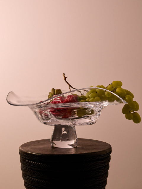 Szklo - Hand-Blown Glass Fruit Bowl -  - ABASK