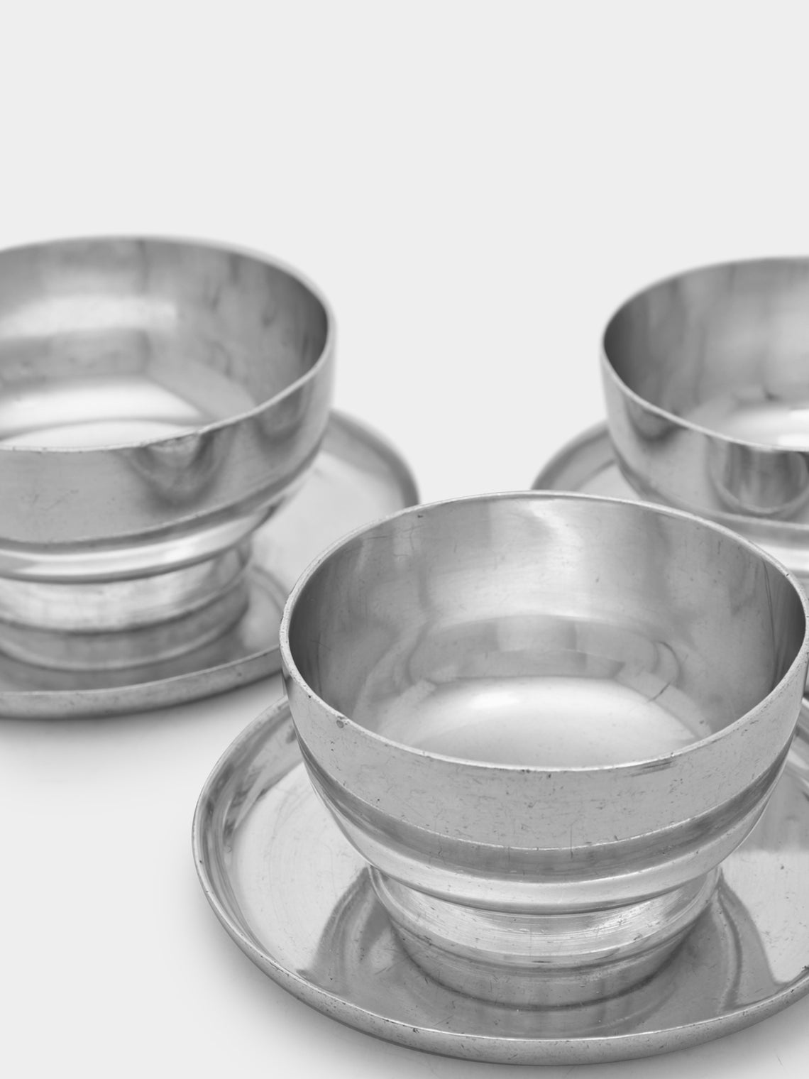 Antique and Vintage - 1950s Gio Ponti Silver-Plated Sauce Set (Set of 3) -  - ABASK