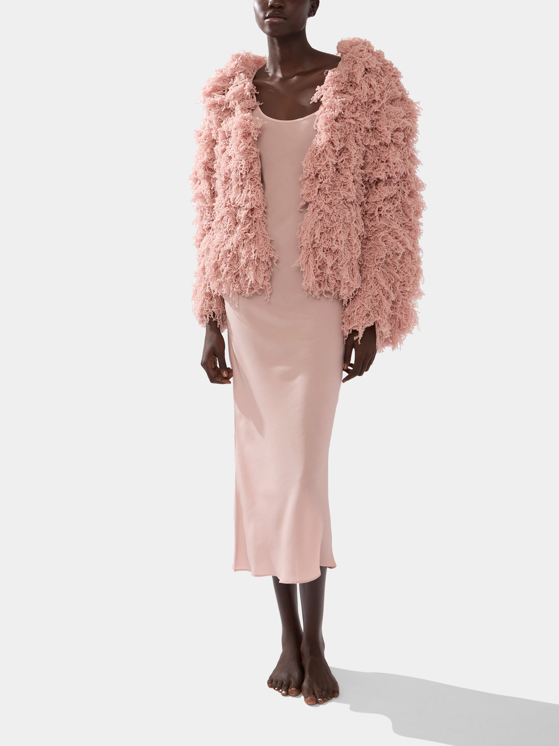 Ryan Roche - Furry Cashmere Cardigan -  - ABASK