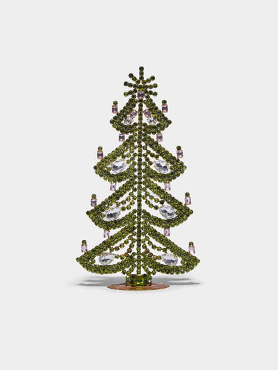 Antique and Vintage - 1930s Czech Jewelled Medium Christmas Tree -  - ABASK - 