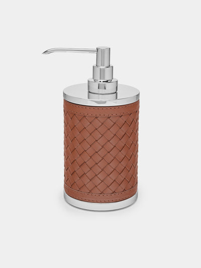 Riviere - Alghero Woven Leather Soap Dispenser -  - ABASK - 