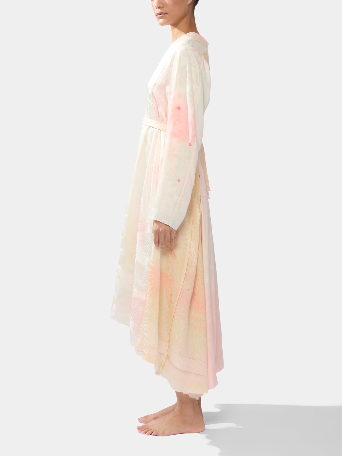 Considered Objects - Irregular Hand-Stitched Silk Robe -  - ABASK