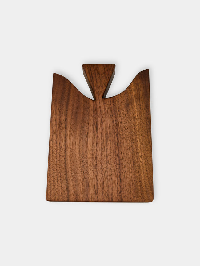 Riccardo Monte - Hand-Carved Walnut Small Serving Board -  - ABASK - 