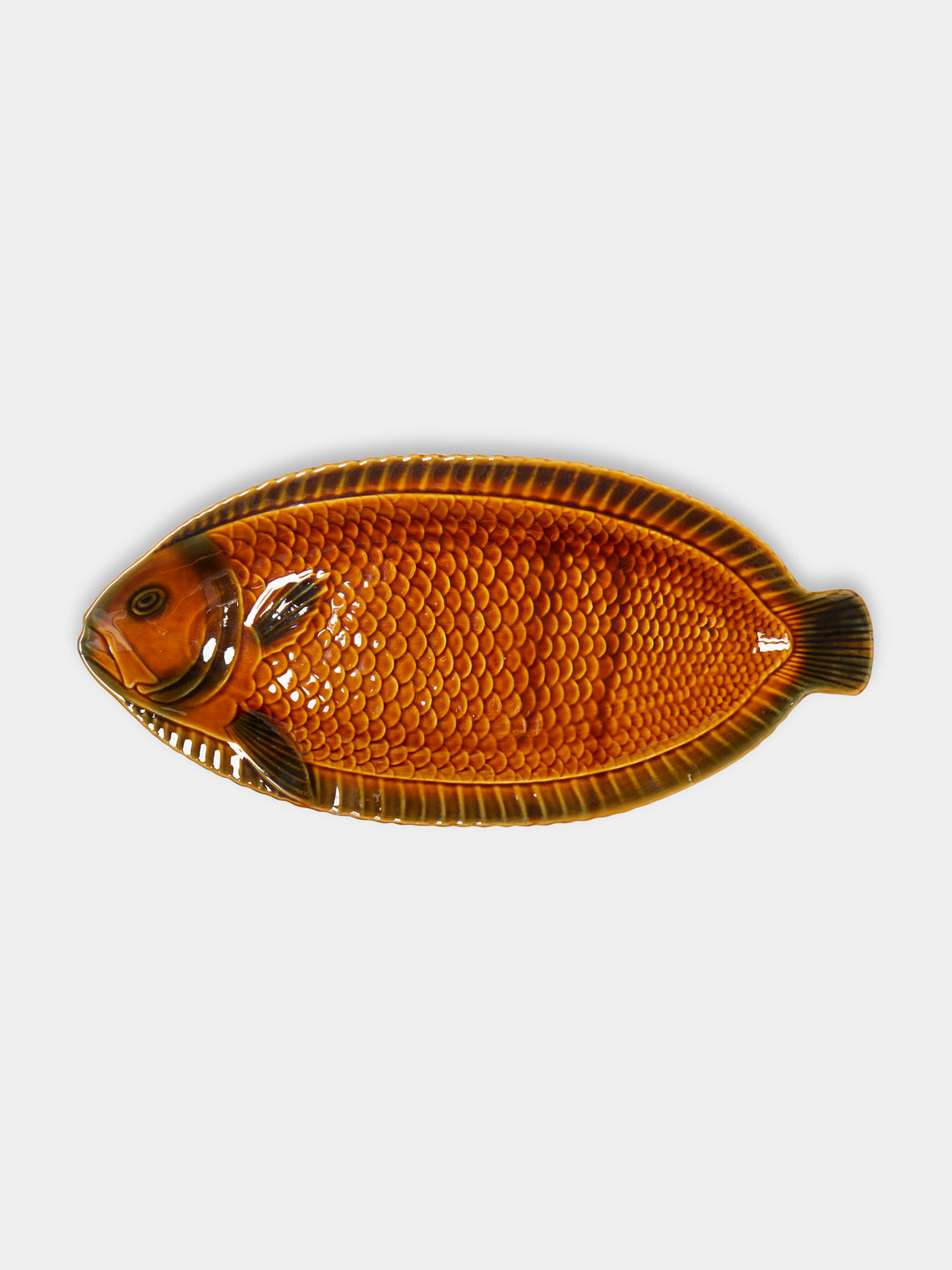 Antique and Vintage - Mid-Century French Ceramic Fish Platter -  - ABASK - 