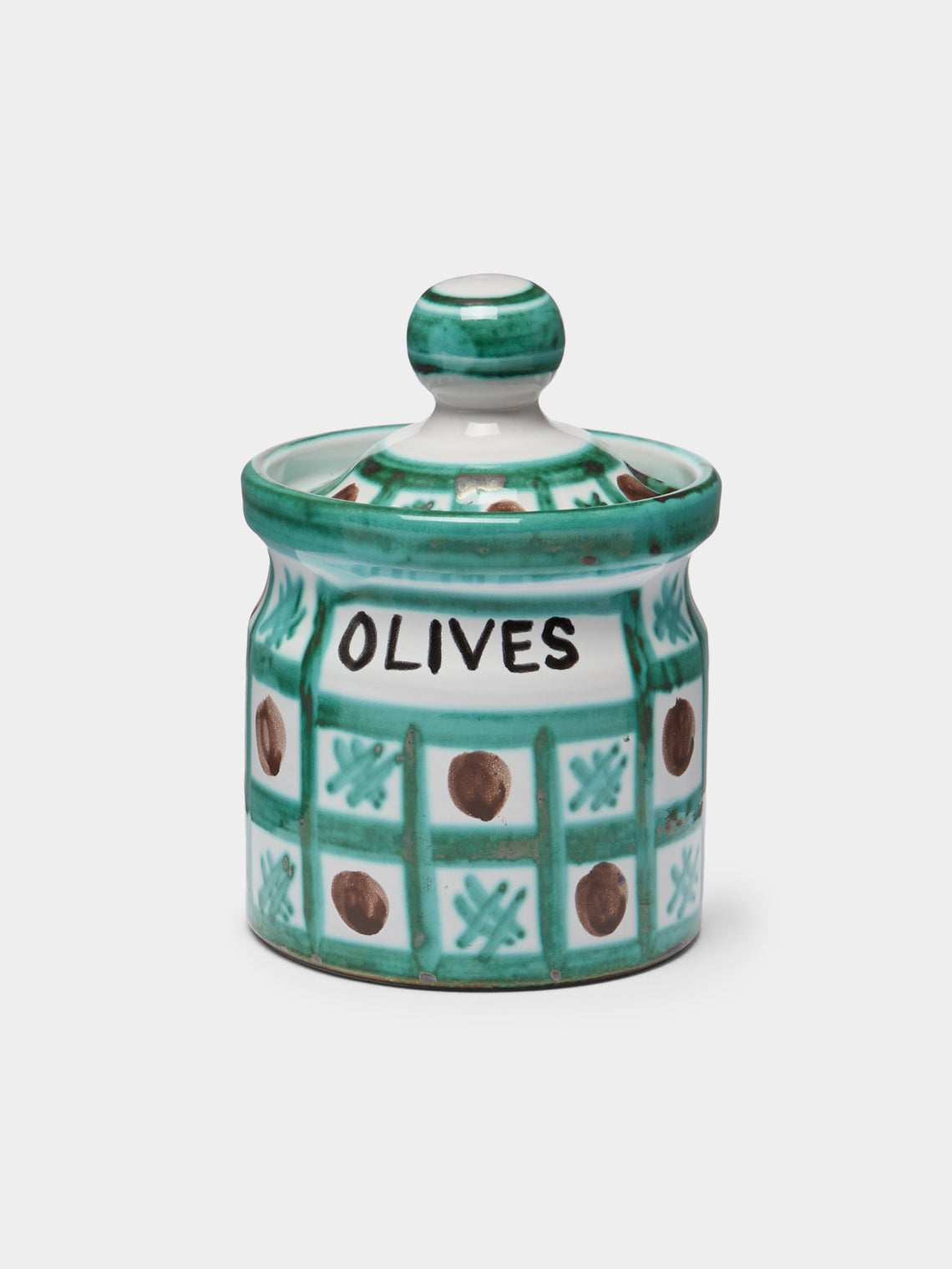 Antique and Vintage - 1950s Robert Picault Ceramic Olive Pot -  - ABASK - 