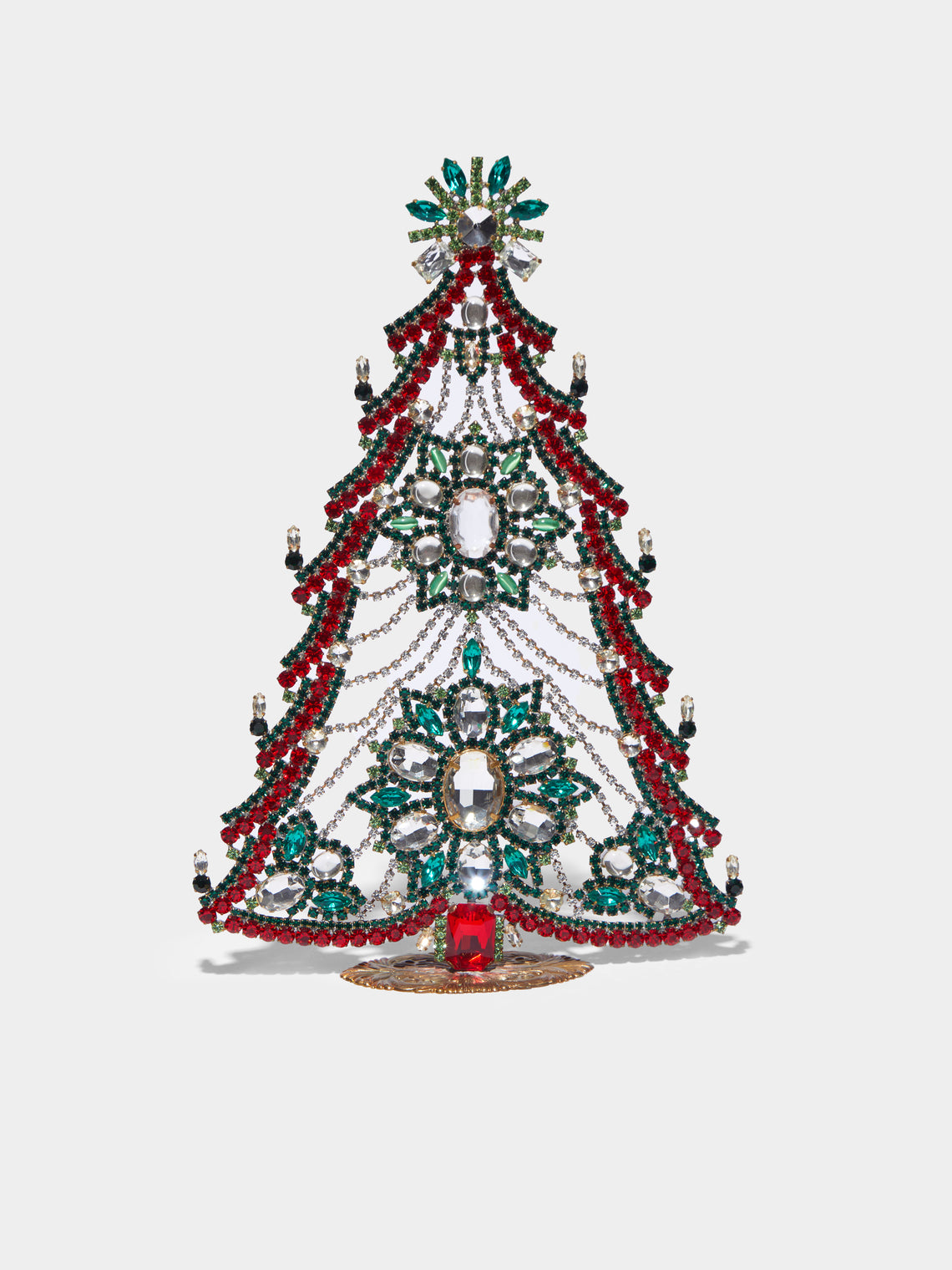 Antique and Vintage - 1930s Czech Jewelled Large Christmas Tree -  - ABASK - 