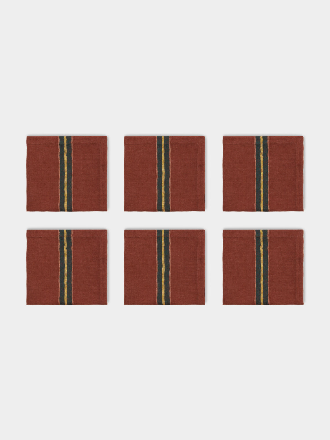 Libeco - Banff Belgian Linen Napkins (Set of 6) -  - ABASK