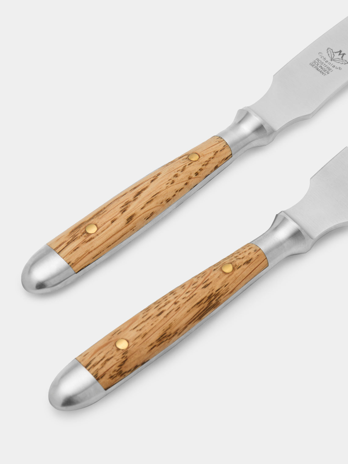 Eichenlaub - Light Oak Old German Butter and Cheese Knives (Set of 2) -  - ABASK