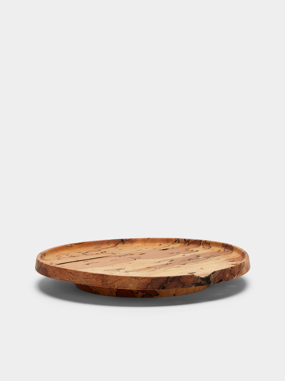 Iida Woodturning - Hand-Turned Wood Tray -  - ABASK