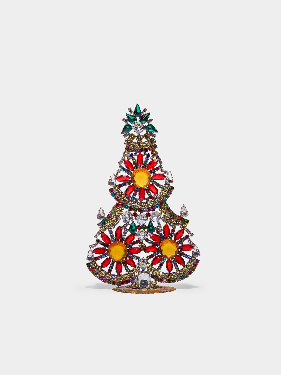 Antique and Vintage - 1930s Czech Jewelled Small Christmas Tree -  - ABASK - 