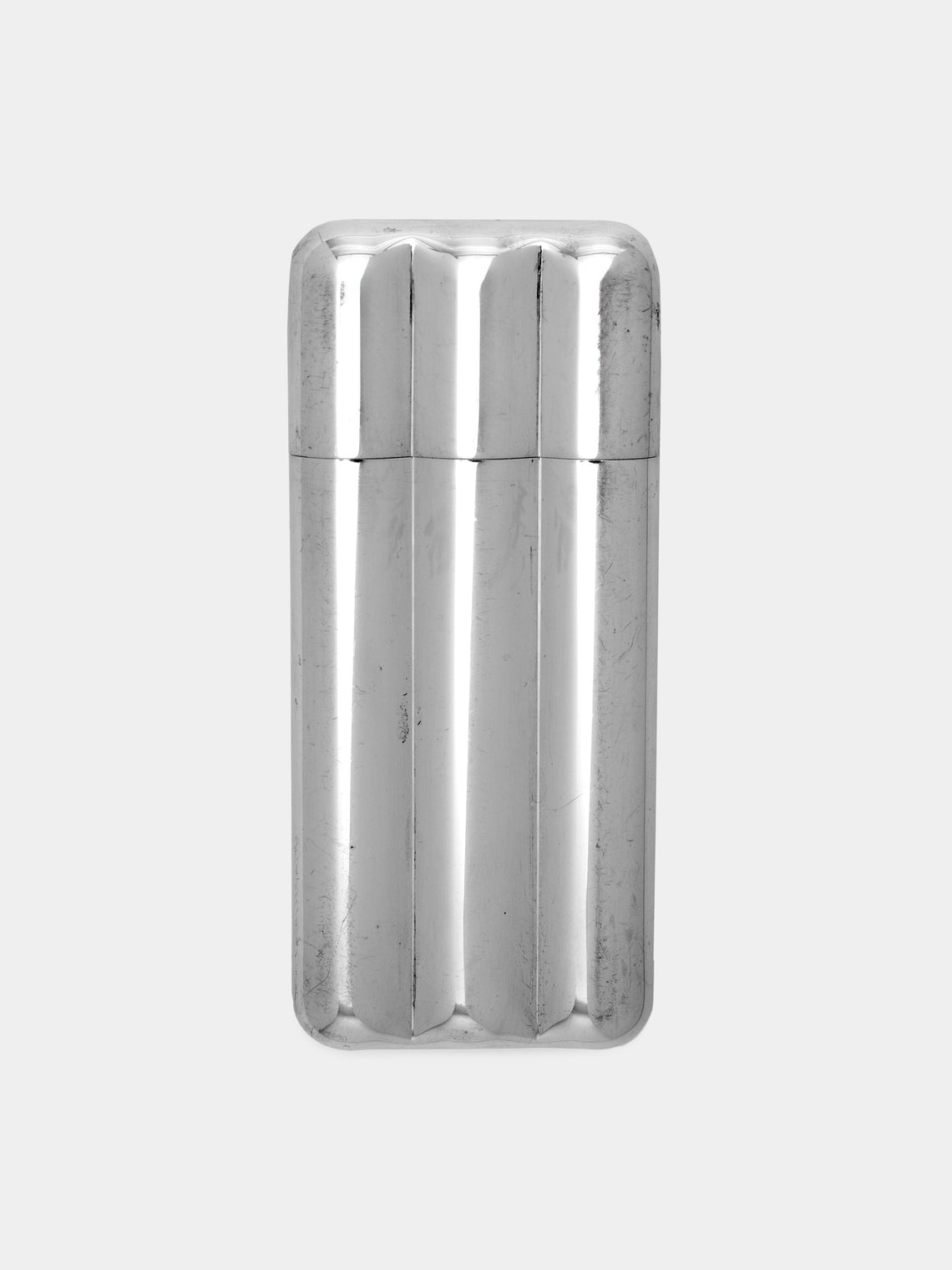 Antique and Vintage - Mid-Century Solid Silver Triple Cigar Case -  - ABASK - 