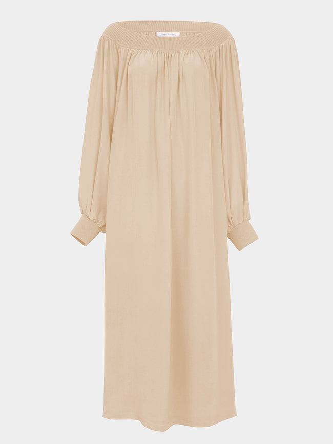 Ryan Roche - Silk and Cashmere Long Dress -  - ABASK - 