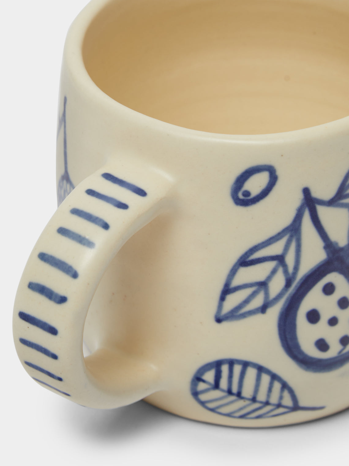 Azul Patagonia - Acorn Hand-Painted Ceramic Mugs (Set of 2) -  - ABASK