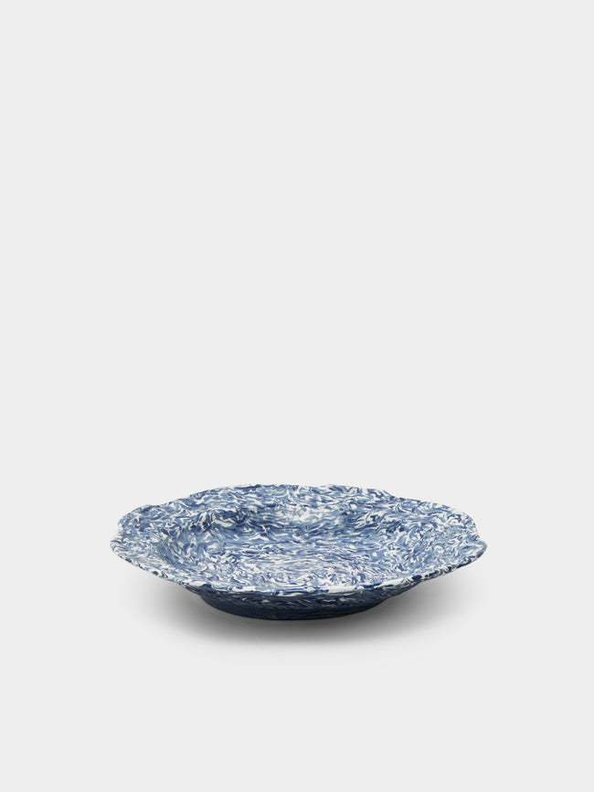 ABASK Aptware - Marbled Ceramic Large Serving Bowl -  - ABASK - 