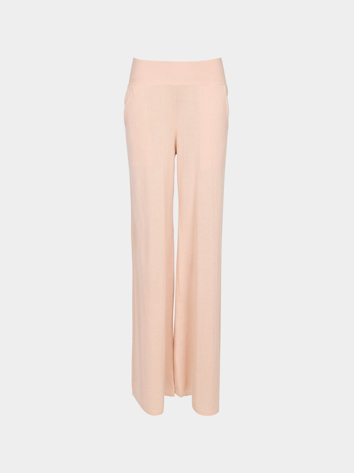 Frenckenberger - Cashmere Wide Trousers | Size: S -  - ABASK - 