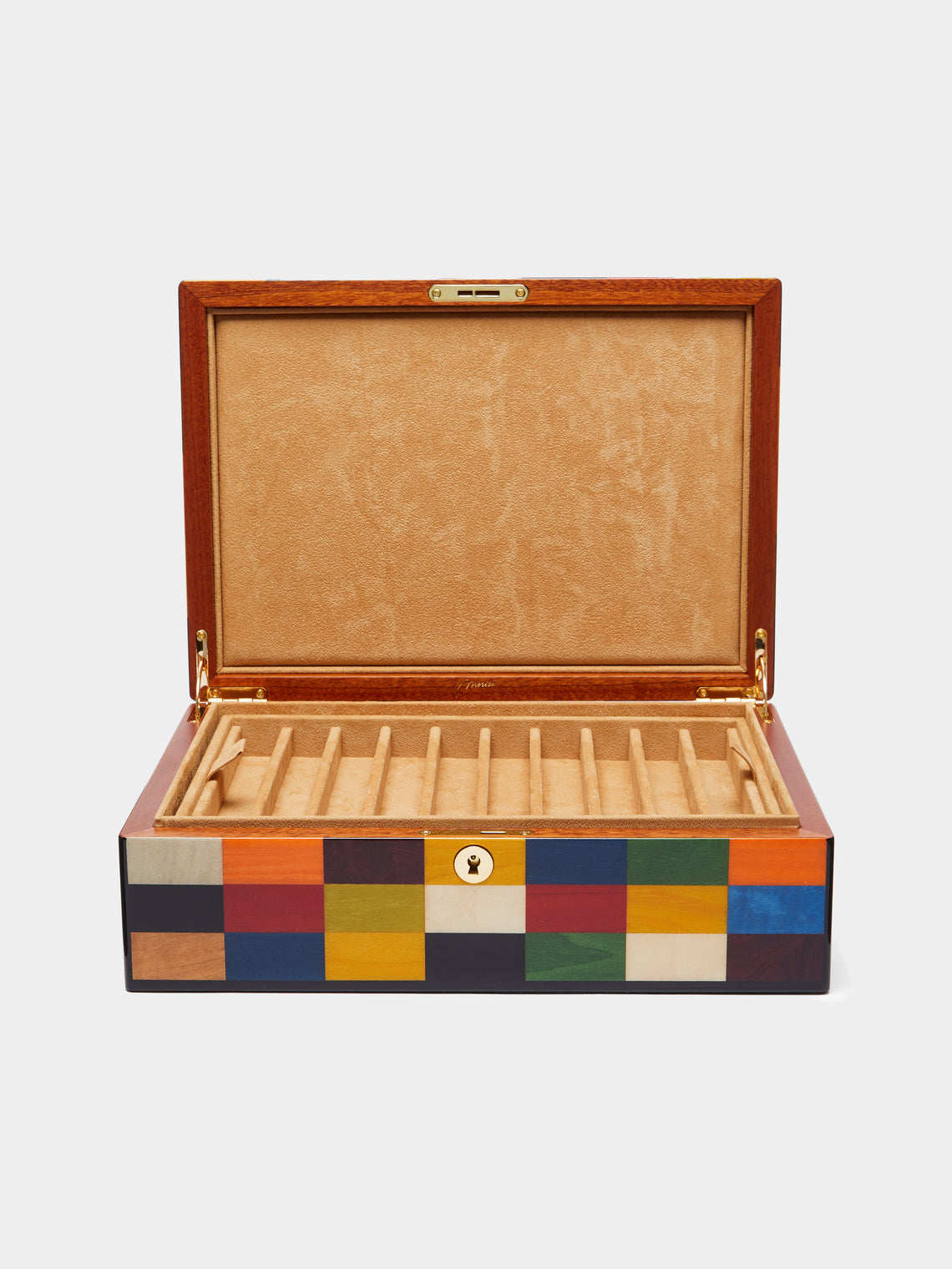 Morici - Venezia Rialto Wood Inlay Pen Box (20 Pens) -  - ABASK