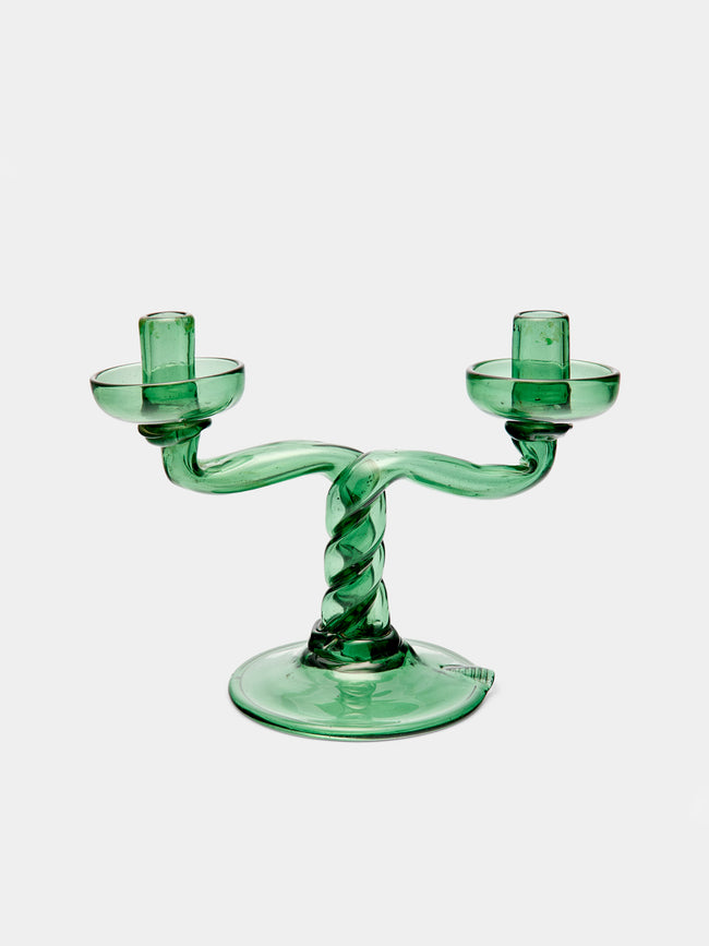 Antique and Vintage - 1950s Carlo Scarpa Murano Glass Candle Holder -  - ABASK - 