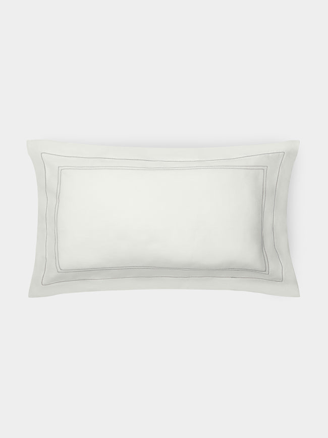 Volga Linen - Hem-Stitch Linen Super King Pillowcases (Set of 2) -  - ABASK - 
