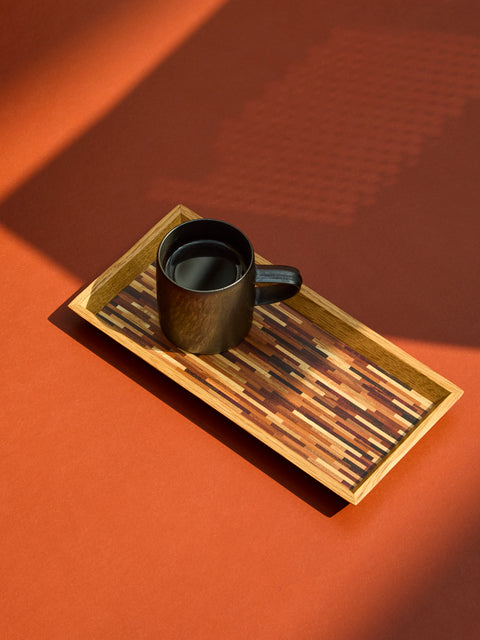 Mori Kougei - Poke Wood Long Tray -  - ABASK
