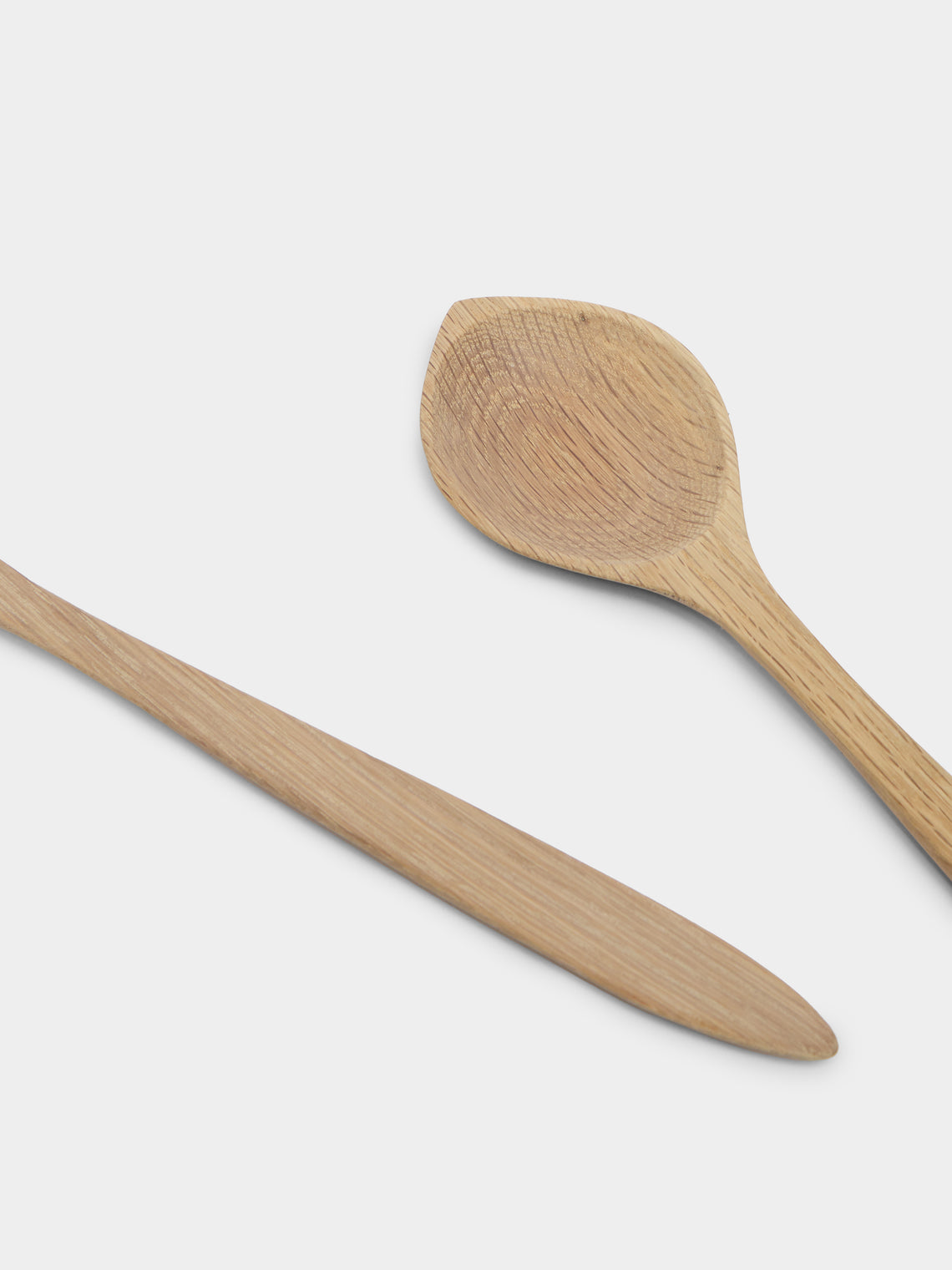 The Wooden Palate - White Oak Salad Servers -  - ABASK