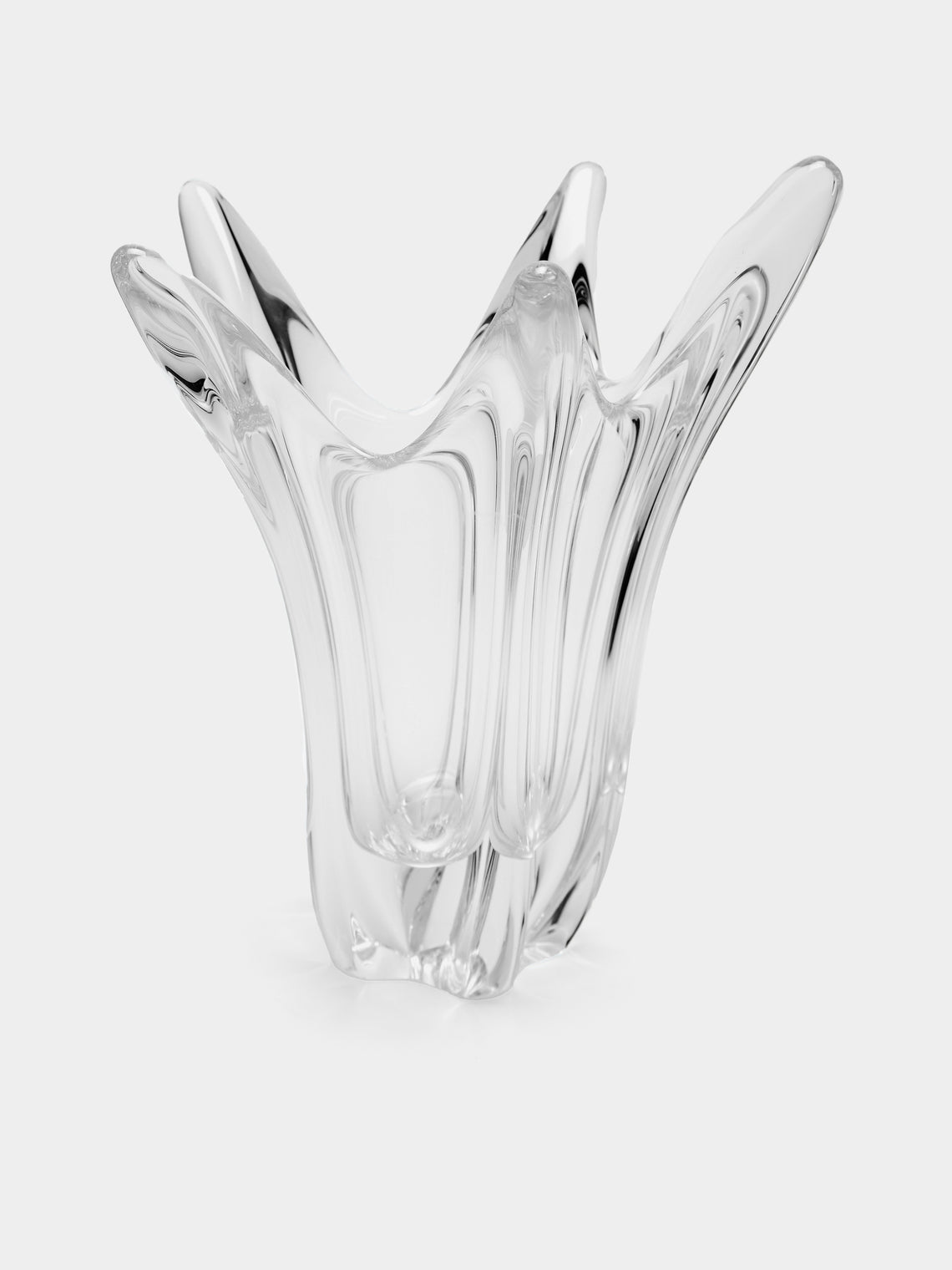 Antique and Vintage - 1950s Crystal Vase -  - ABASK - 