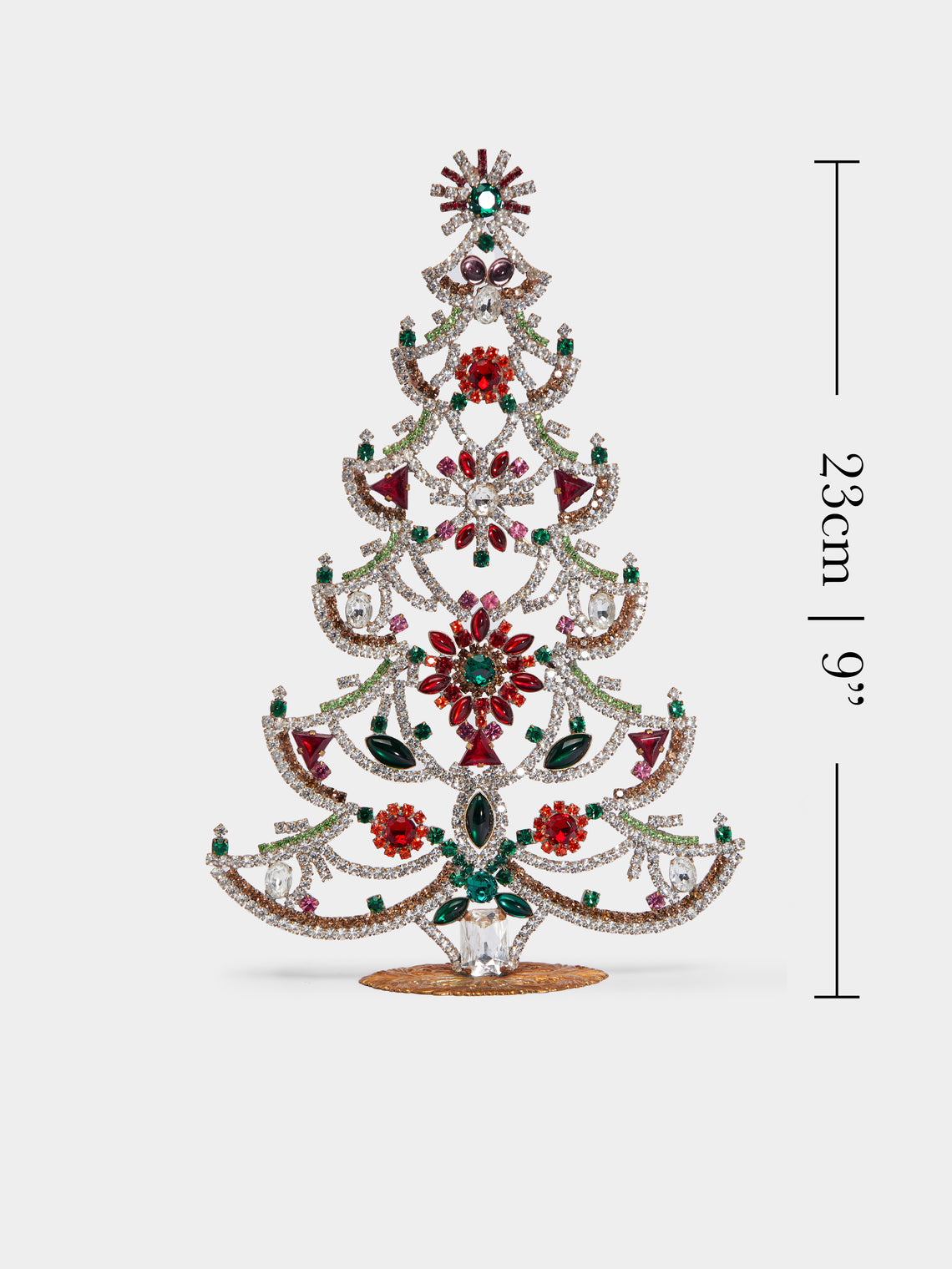 Antique and Vintage - 1930s Czech Jewelled Extra Large Christmas Tree -  - ABASK