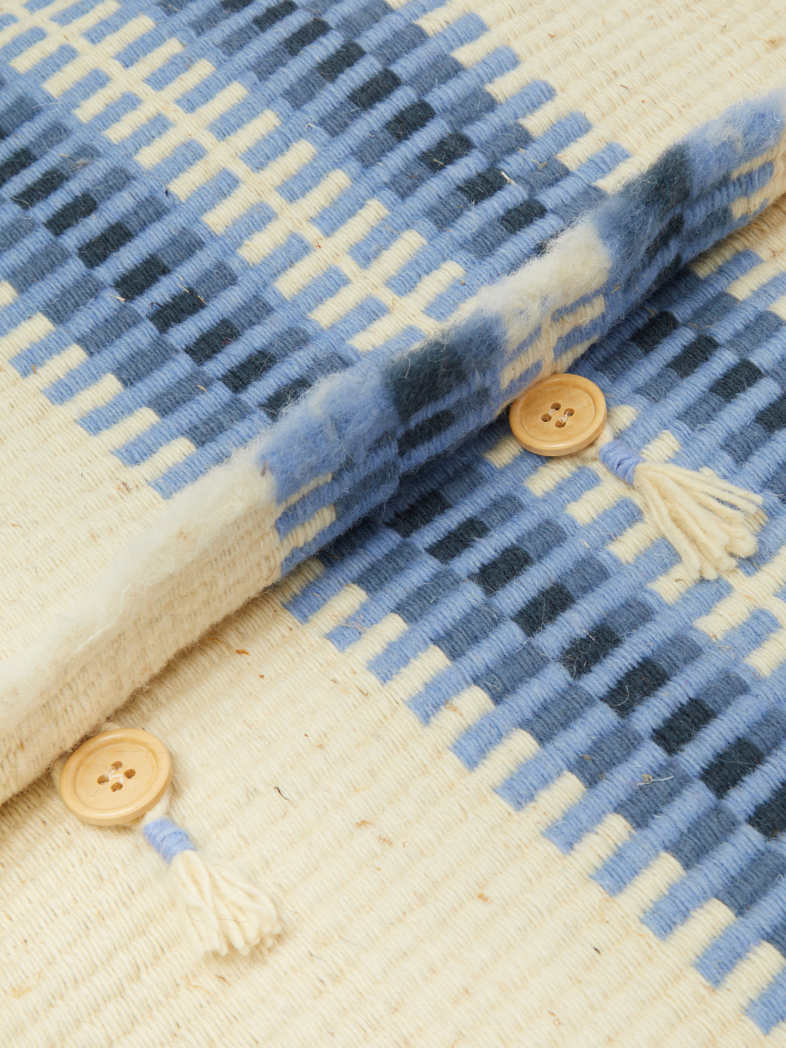Fábrica Alentejana de Lanifícios - Handwoven Wool Cushion -  - ABASK