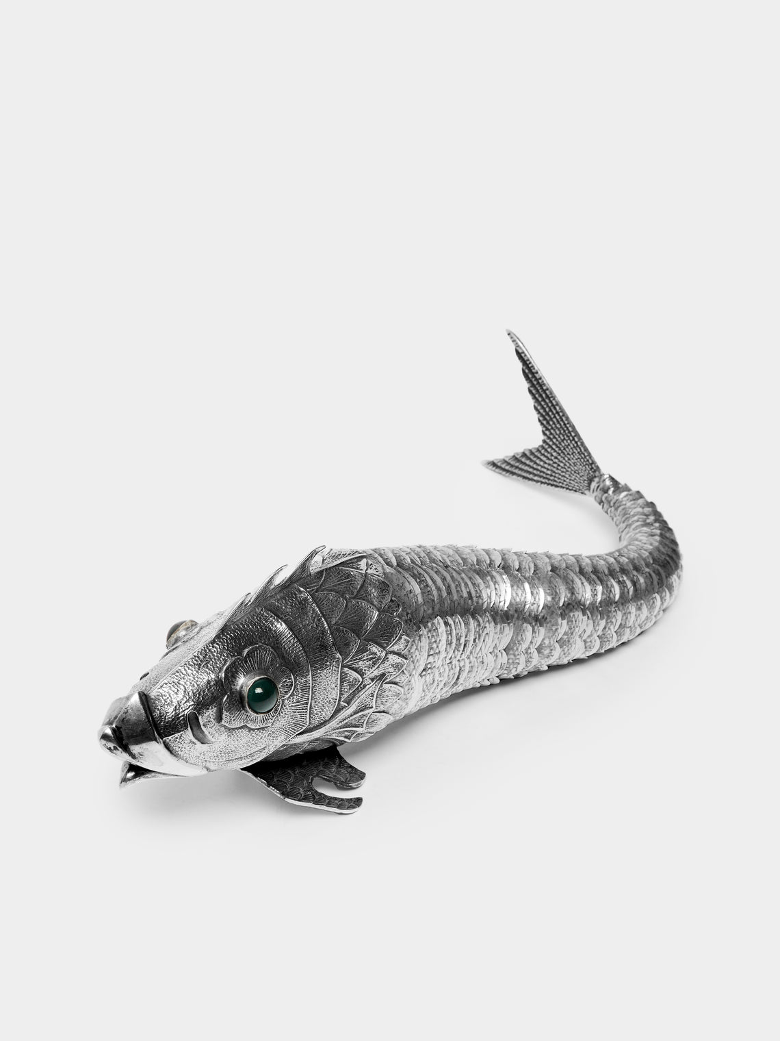 Antique and Vintage - Silver Large Fish -  - ABASK