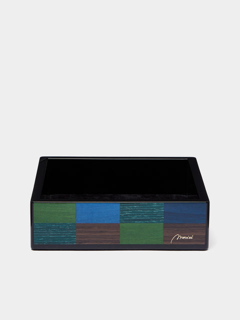 Morici - Venezia Cannaregio Wood Inlay Desk Tidy -  - ABASK - 