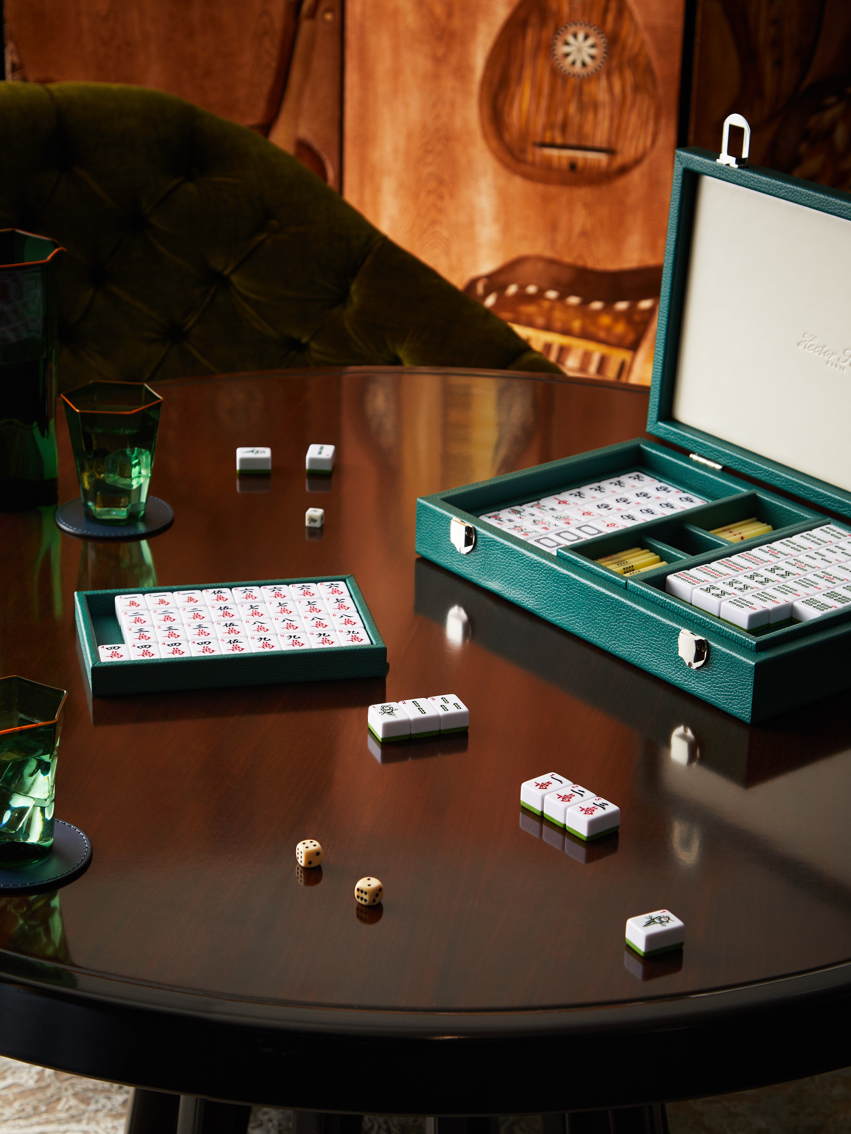 Tiffany & Co faux mahjong set