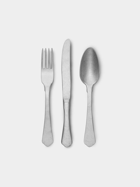 Astier de Villatte - Stone-Finish Dessert Cutlery (Set of 3) -  - ABASK - 