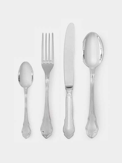 Zanetto - Barocco Silver-Plated Dinner Cutlery (Set of 4) -  - ABASK - 