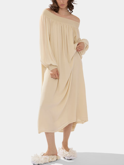 Ryan Roche - Silk and Cashmere Long Dress -  - ABASK