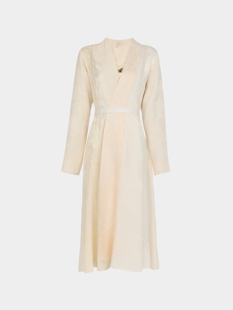 Considered Objects - Irregular Hand-Stitched Silk Robe | Size: S -  - ABASK - 