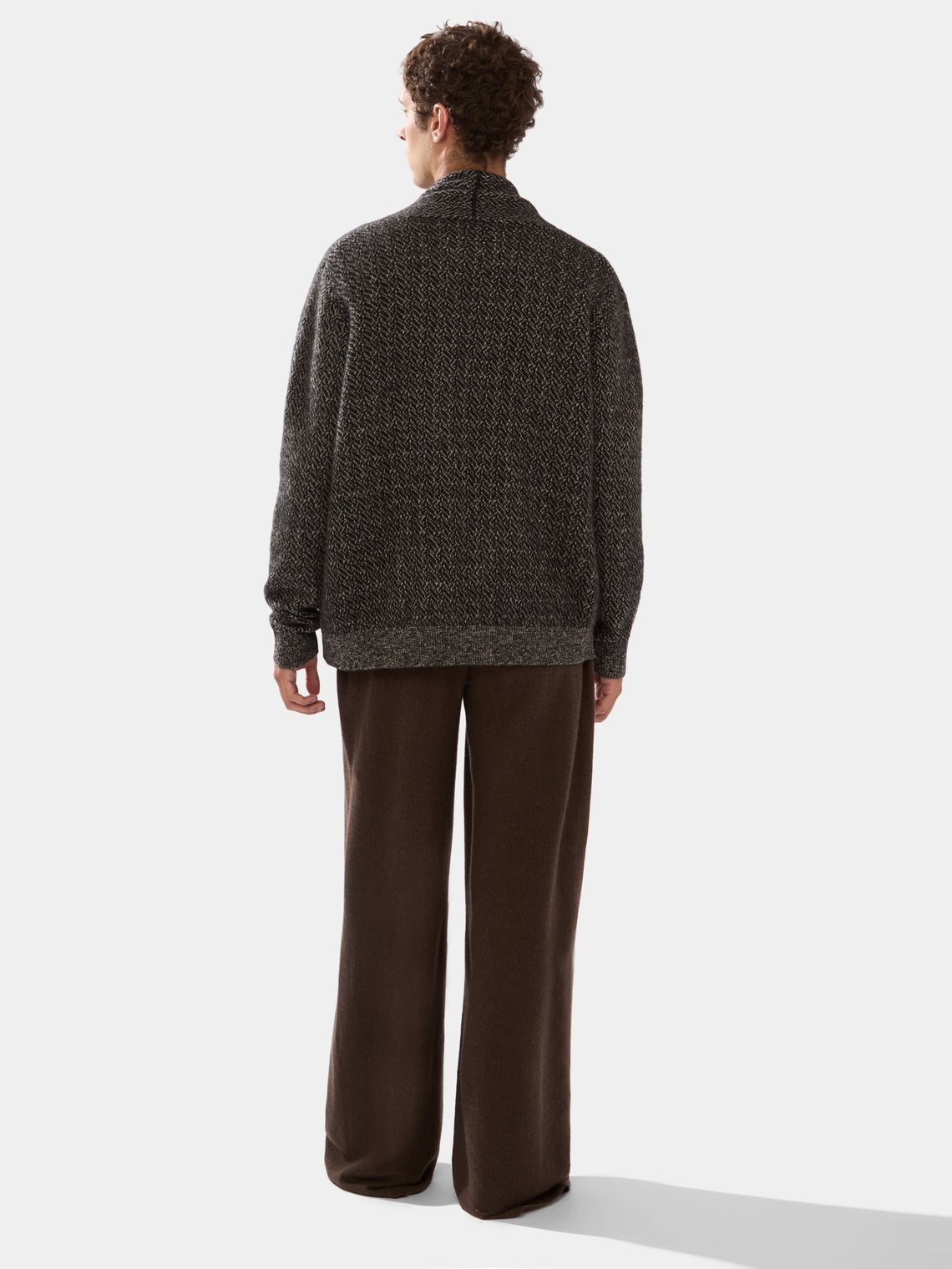 Frenckenberger - Hamza Cashmere Colour-Block Sweater -  - ABASK