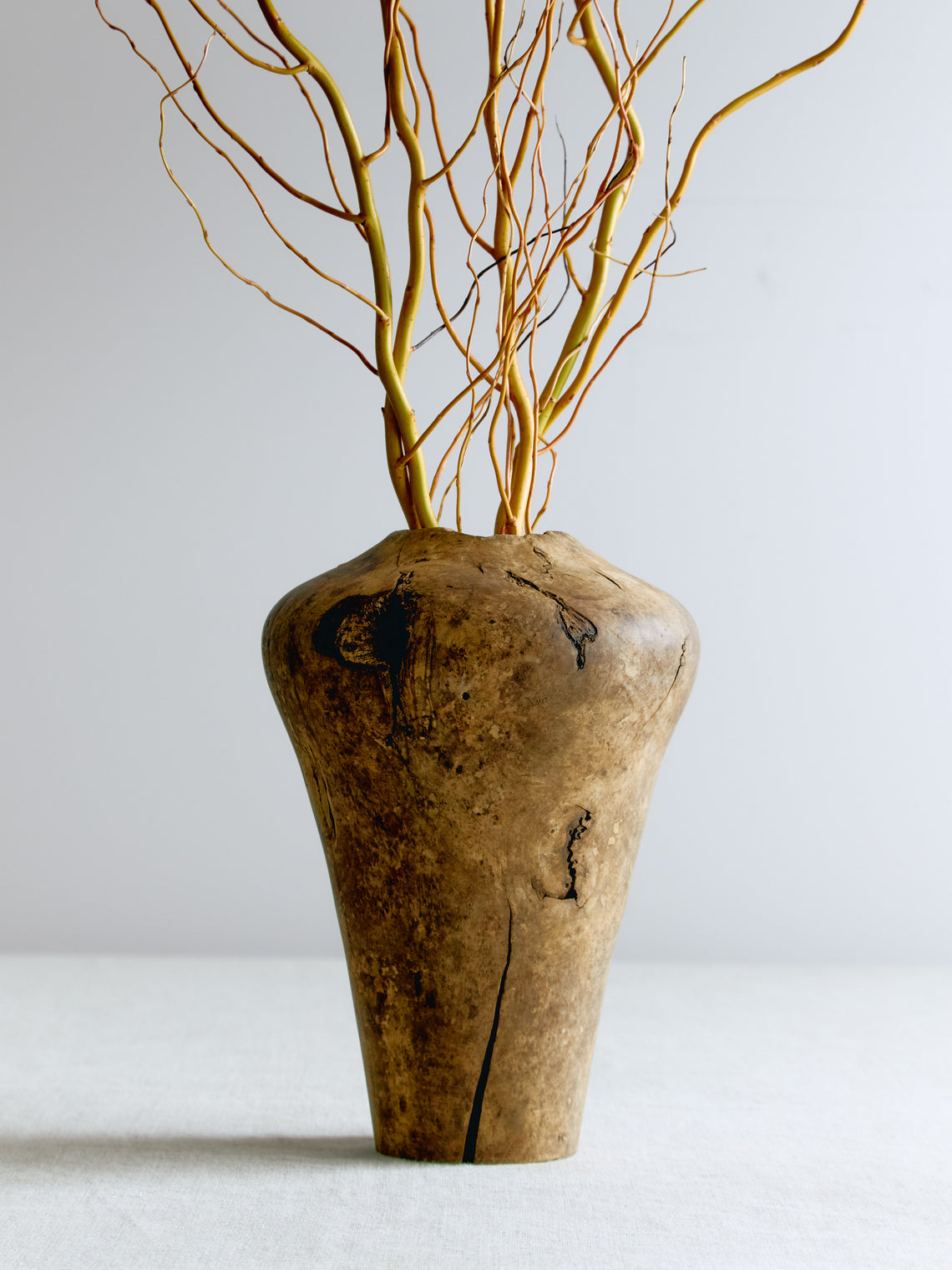 Iida Woodturning - Hand-Turned Wood Vase -  - ABASK