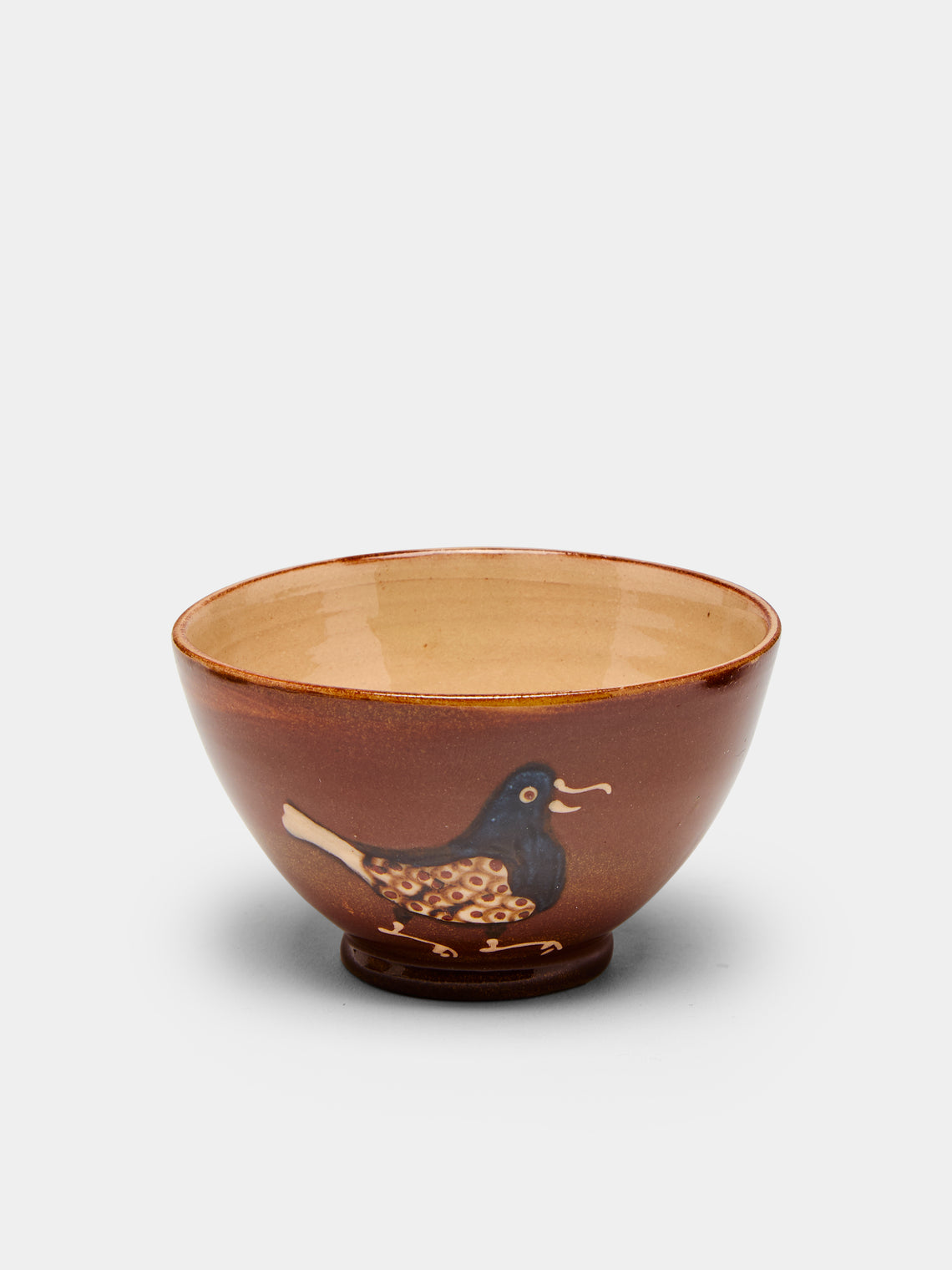 Poterie d’Évires - Birds Hand-Painted Ceramic Small Bowls (Set of 6) -  - ABASK