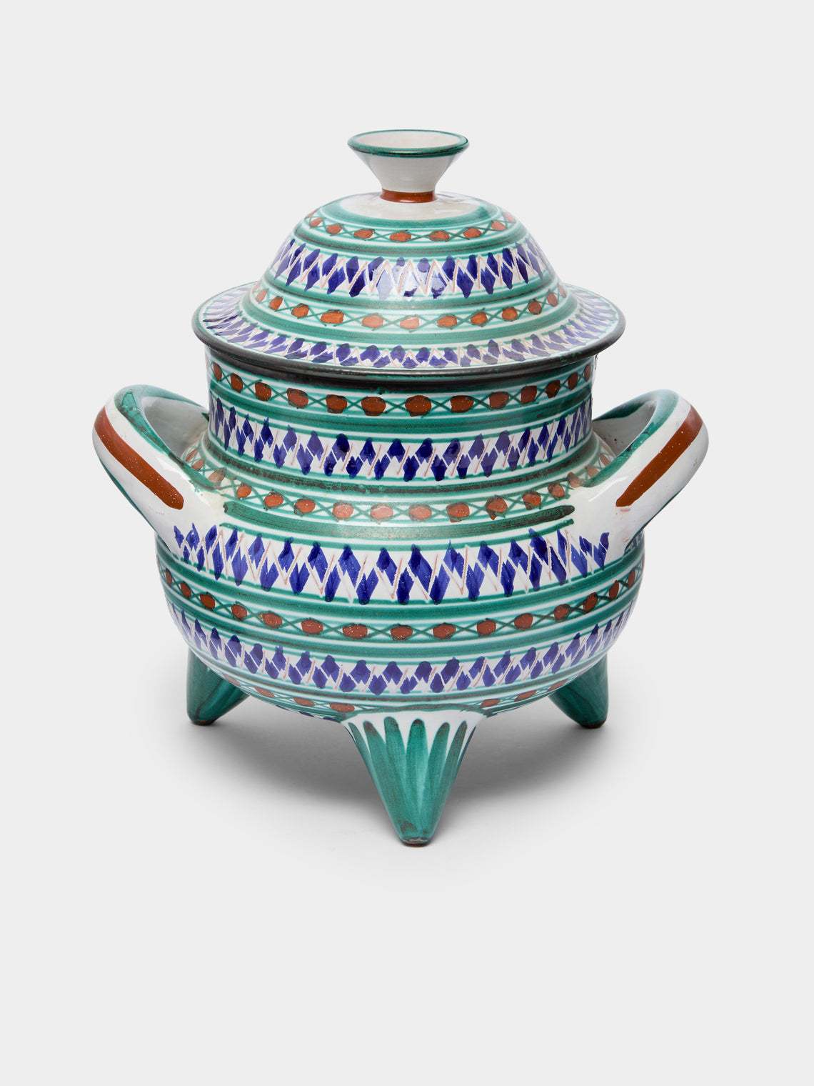 Antique and Vintage - 1950s Robert Picault Ceramic Large Lidded Pot -  - ABASK - 