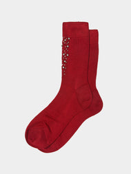 Maria La Rosa - Stars Silk-Blend Mid-Calf Socks -  - ABASK - 