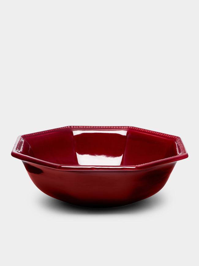 Maison Pichon Uzès - Louis XVI Hand-Glazed Ceramic Salad Bowl -  - ABASK - 