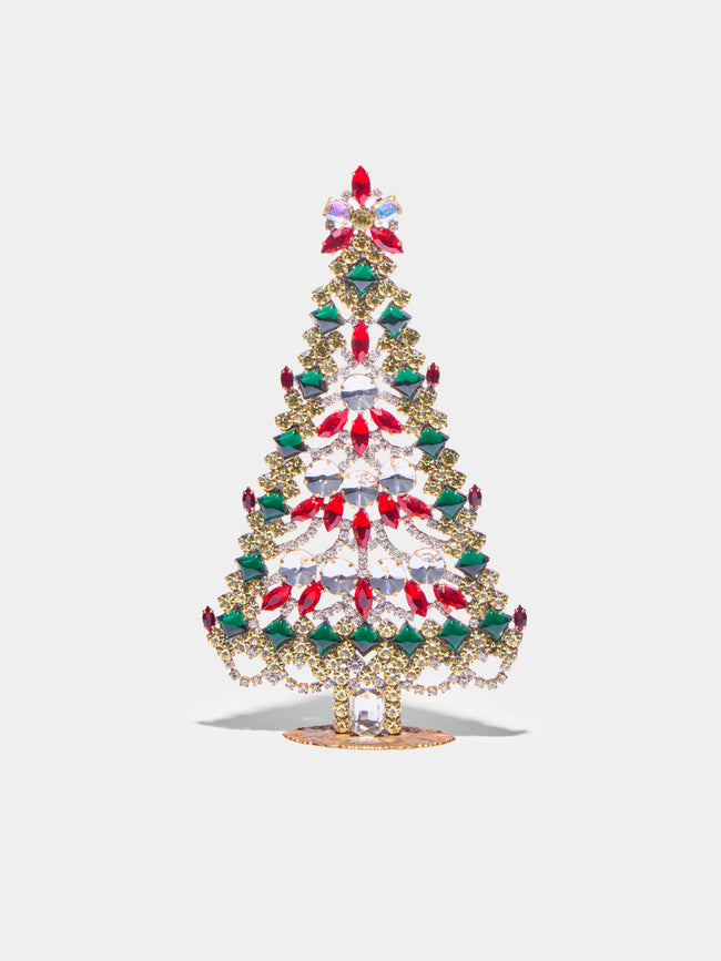 Antique and Vintage - 1930s Czech Jewelled Medium Christmas Tree -  - ABASK - 