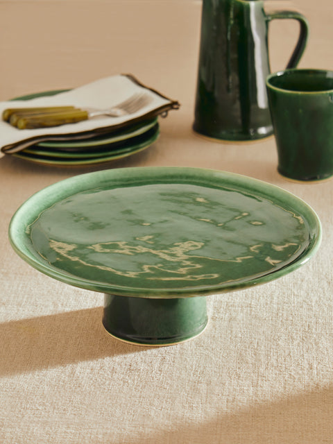 Mervyn Gers Ceramics - Hand-Glazed Ceramic Short Cake Stand -  - ABASK