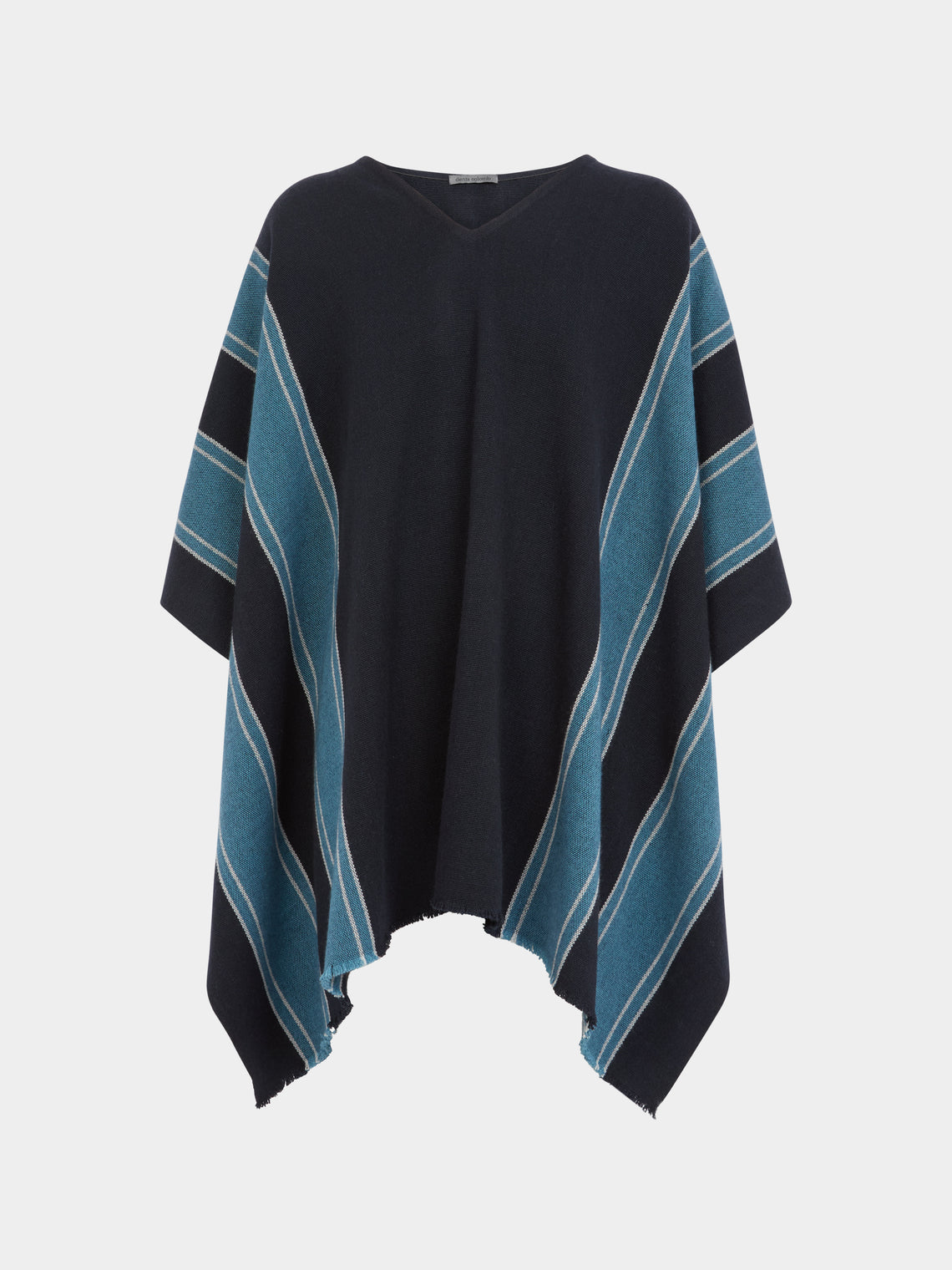 Denis Colomb - Cashmere Asymmetric Poncho | One Size -  - ABASK - 