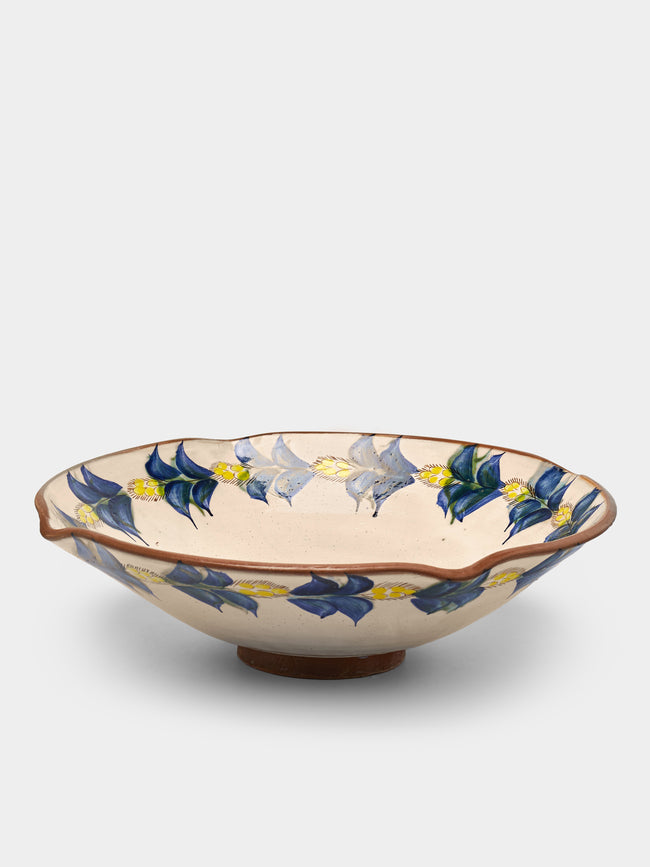 Anut Cairo - Manial Hand-Painted Ceramic Deep Serving Bowl -  - ABASK - 