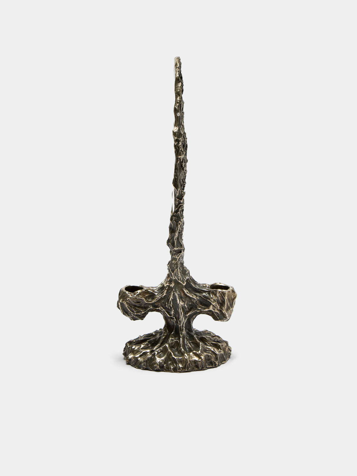 William Guillon - Omnia Vanitas Hand-Sculpted Bronze Candle Holder -  - ABASK