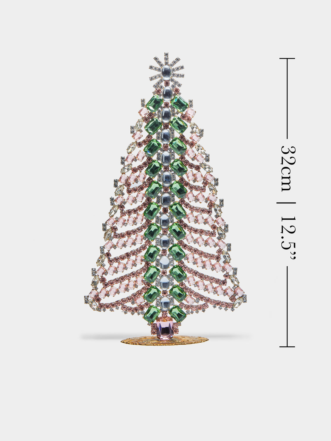 Antique and Vintage - 1930s Czech Jewelled Large Christmas Tree -  - ABASK