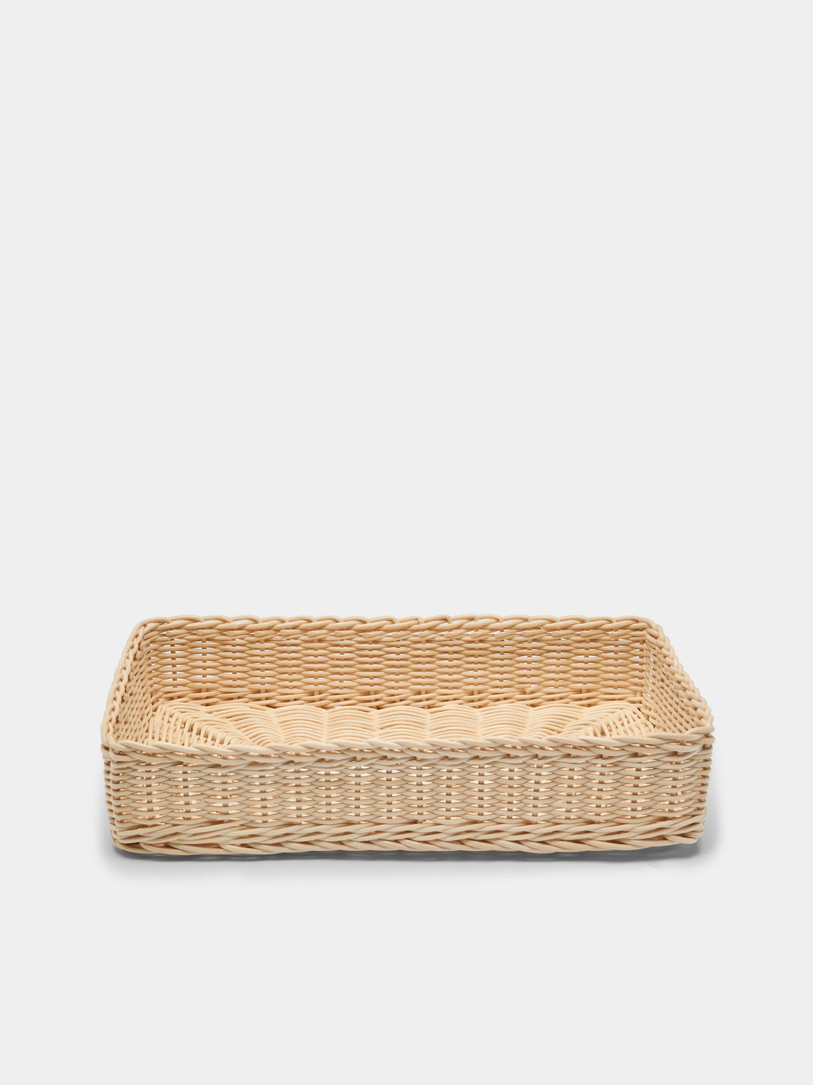 Mila Maurizi - Onda Handwoven Wicker Washcloth Holder -  - ABASK